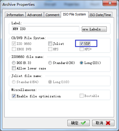 turn .iso zip file into iso file