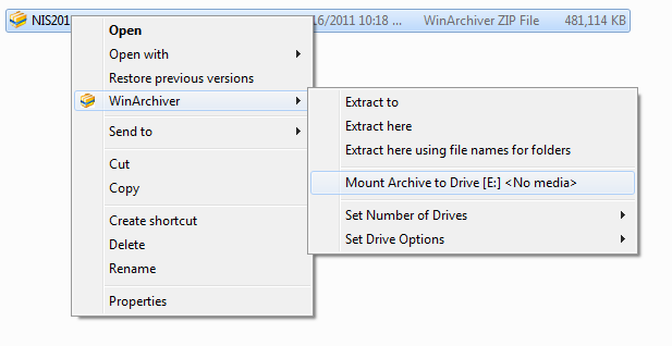 WinArchiver Virtual Drive 5.5 for ios instal